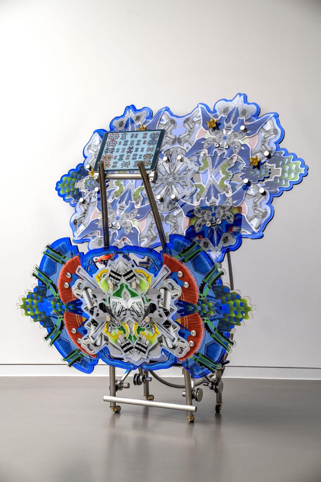 Nomadic Copolymer, Magazine Rack, Sculpture by Cometabolism Studio In Excellent Condition For Sale In Beverly Hills, CA