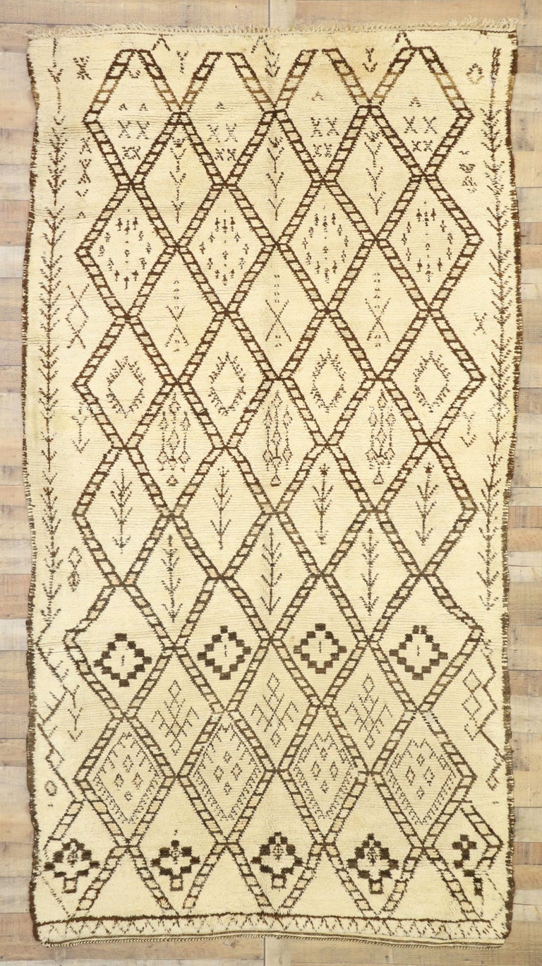 Beni Ourain Moroccan Rug with Tribal Style, Beni Ourain Rug 1