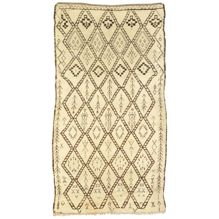Beni Ourain Moroccan Rug with Tribal Style, Beni Ourain Rug