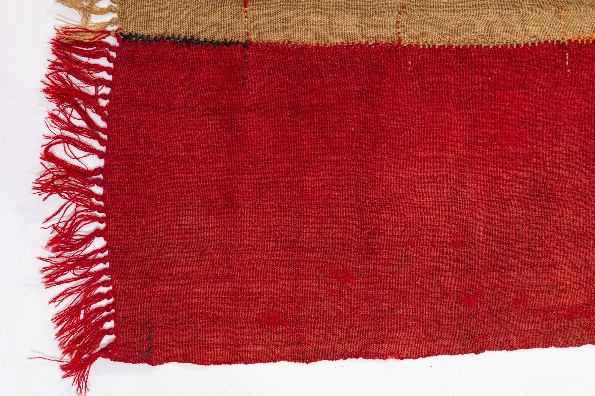 Hand-Woven Nomadic Oriental Cloth ot Carpet For Sale