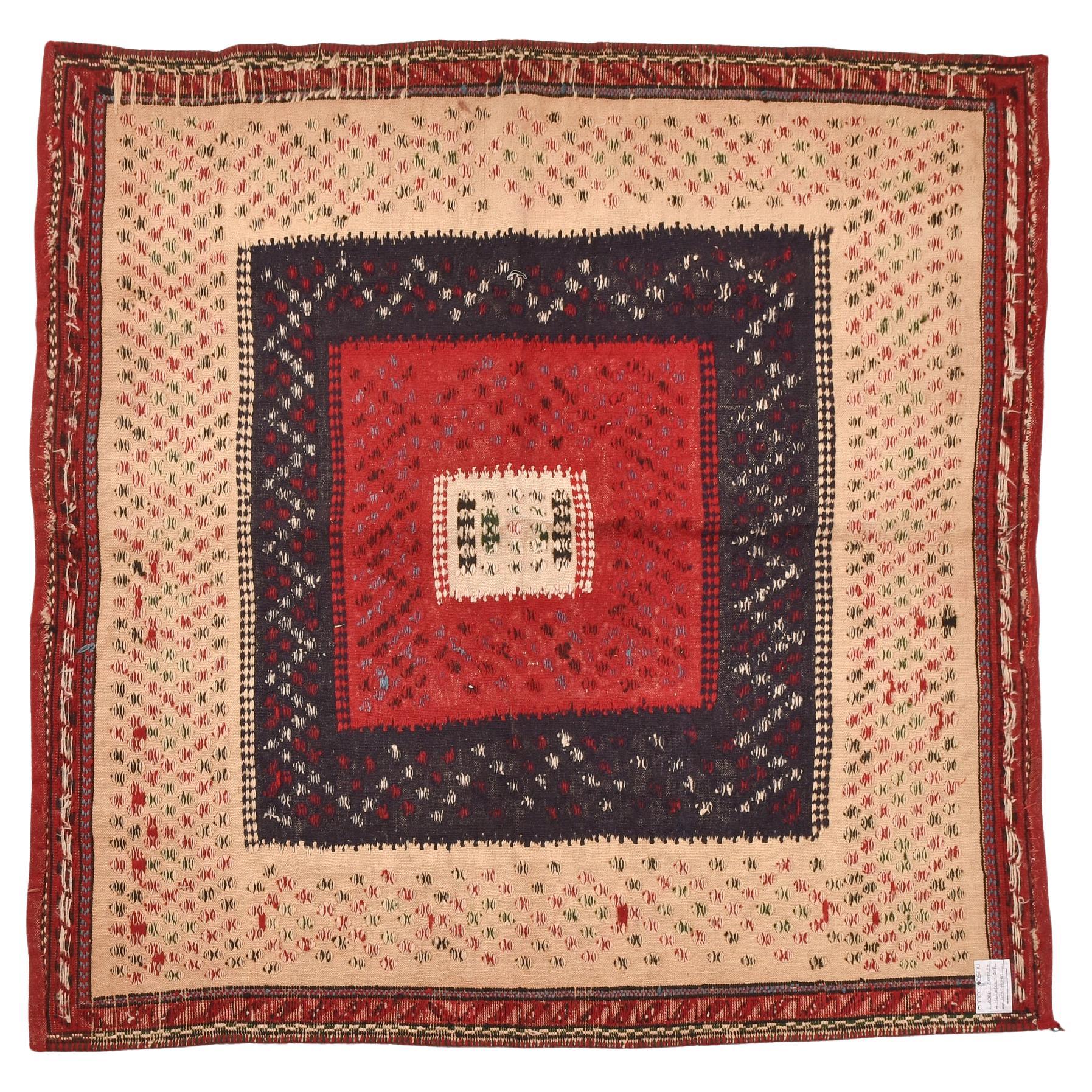 Autre Tapis de table kilim oriental nomade de ma collection privée en vente
