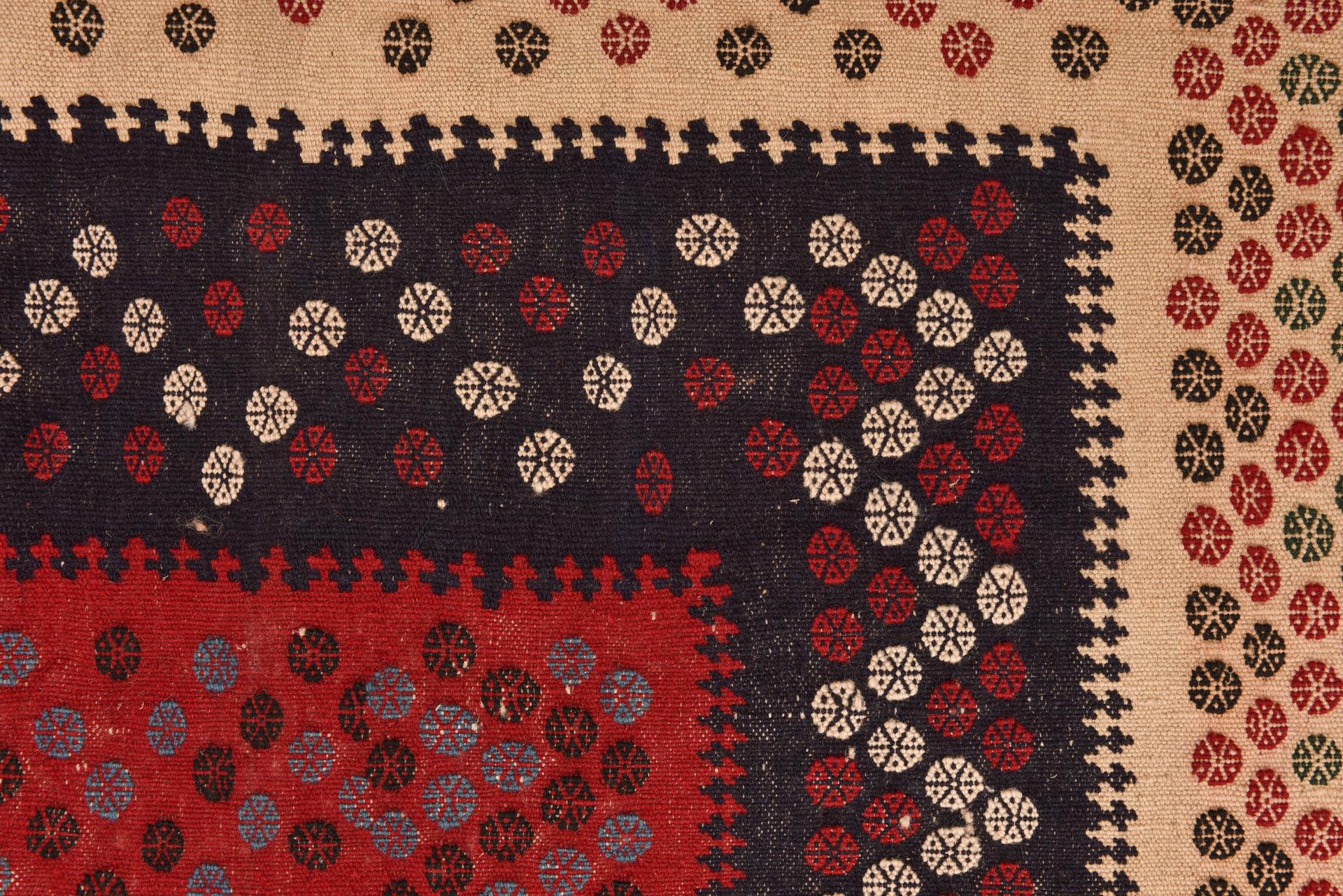 Laine Tapis de table kilim oriental nomade de ma collection privée en vente