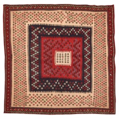Vintage Nomadic Oriental Tablecloth-Kilim from my Private Collection