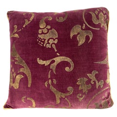 Nomi Stenciled Velvet Pillow