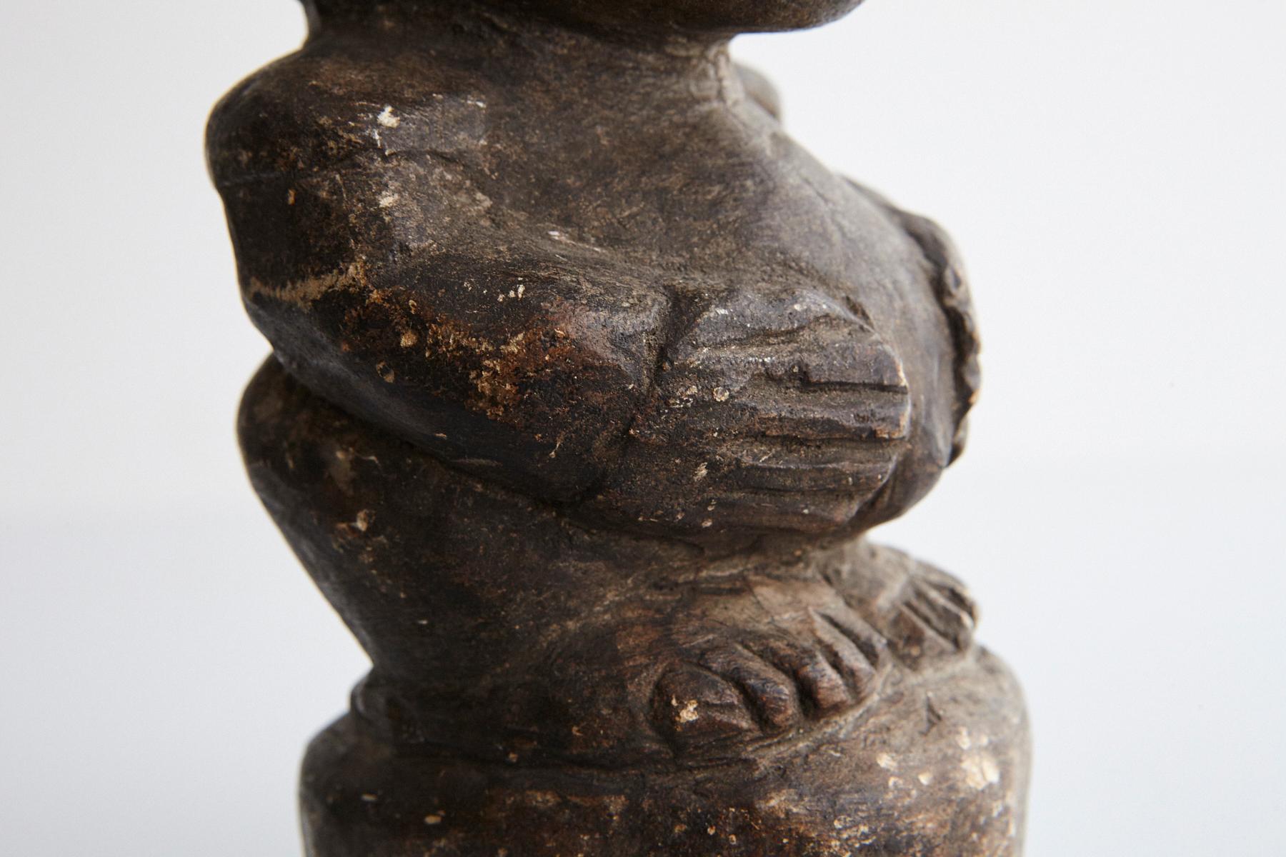 Nomoli - Carved Stone Figurine, Kissi People, Sierra Leone, 19th Century For Sale 5