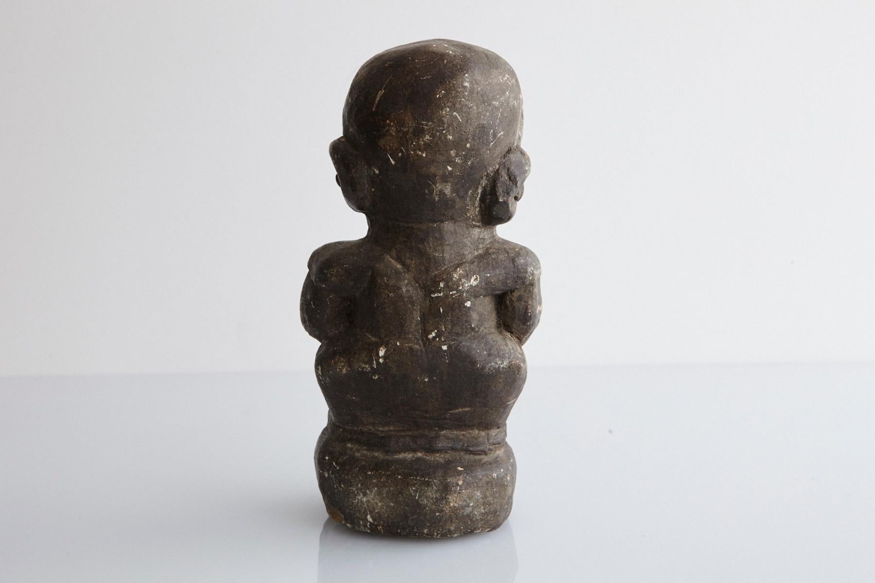 Pierre Nomoli - Figurine en pierre sculptée, peuple Kissi, Sierra Leone, XIXe siècle en vente