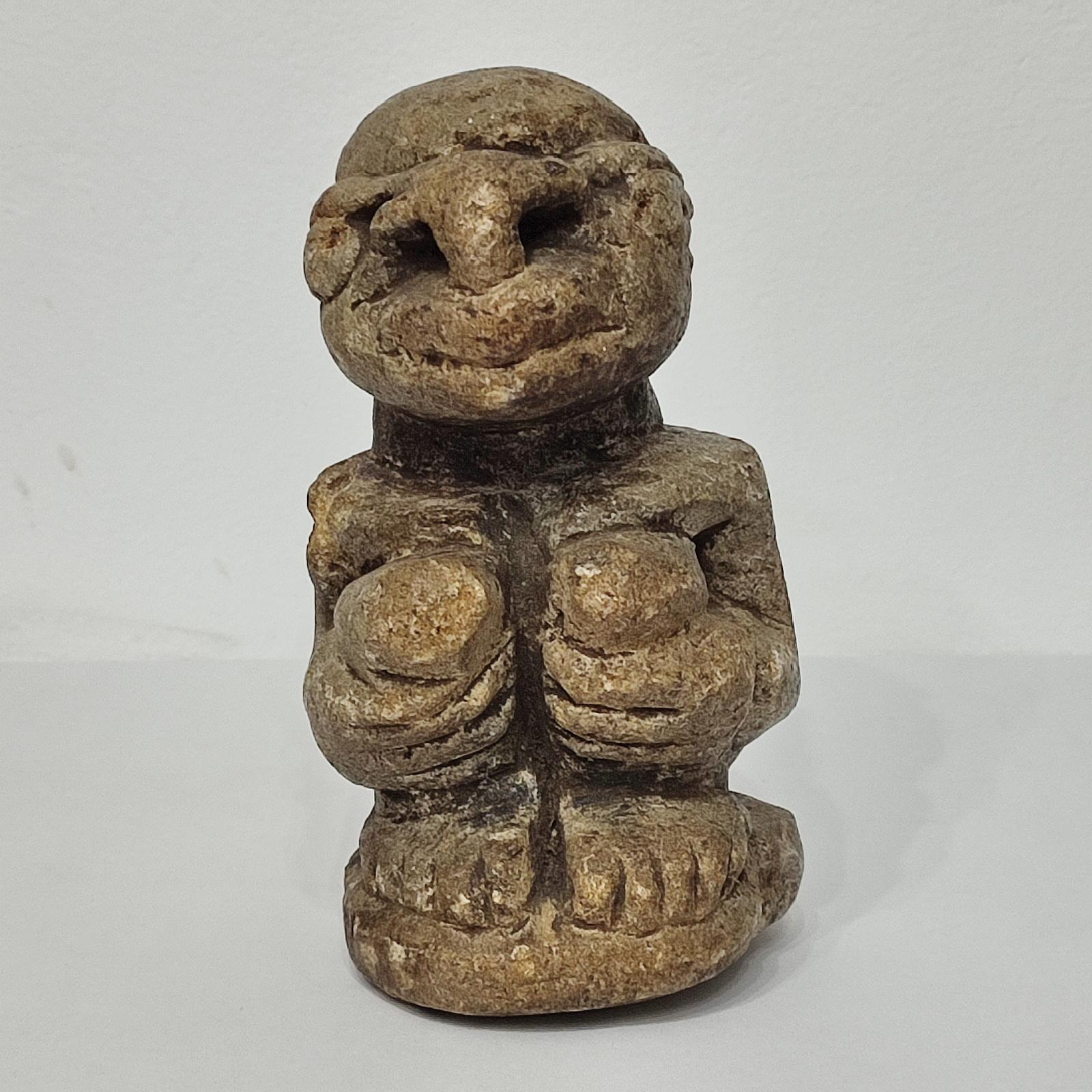 Nomoli-Steinfigur, Sierra Leone, Kissi, Tribal Art (Handgeschnitzt) im Angebot