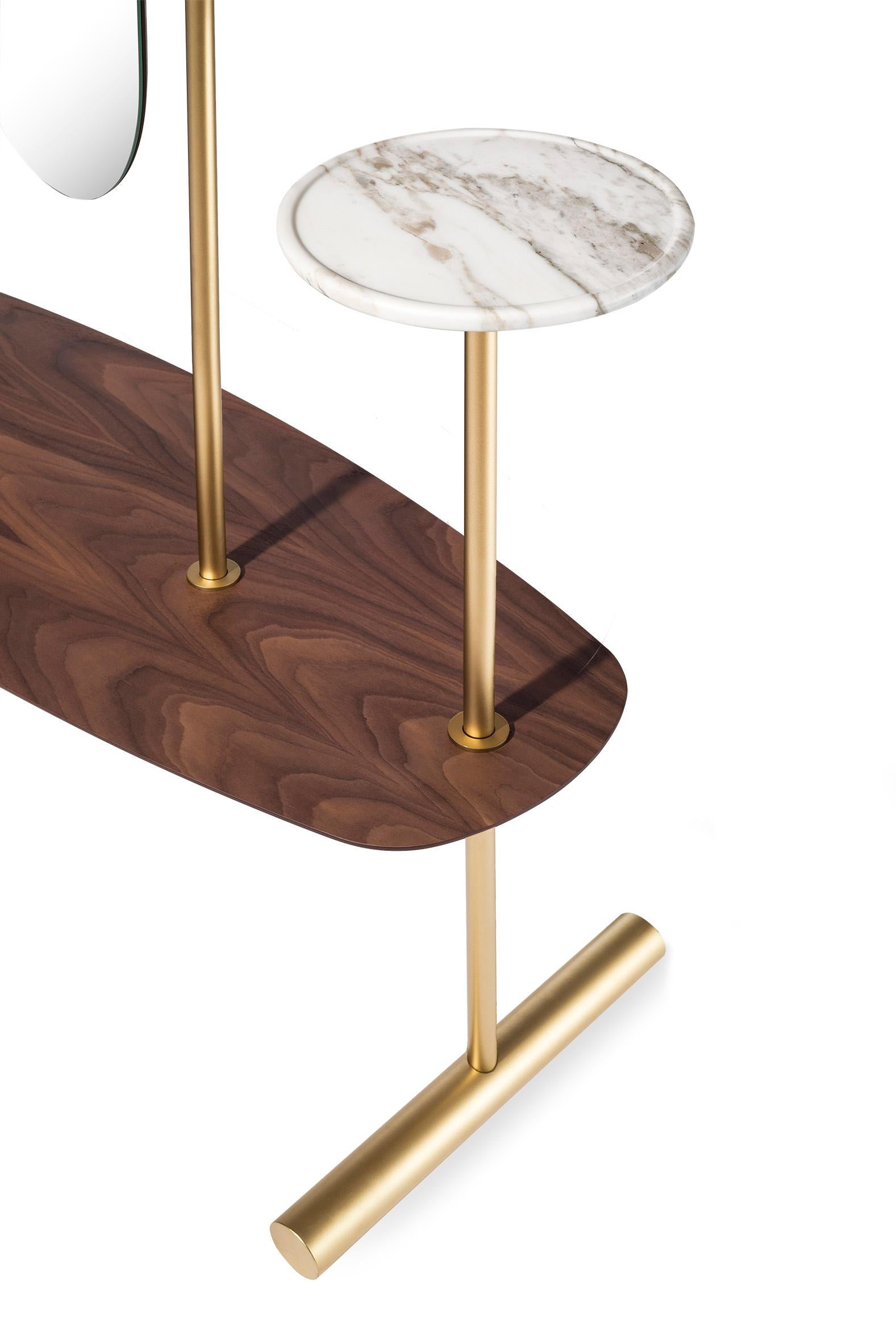 Brass Nomon Arco Clothing Rack by Andres Martinez  For Sale