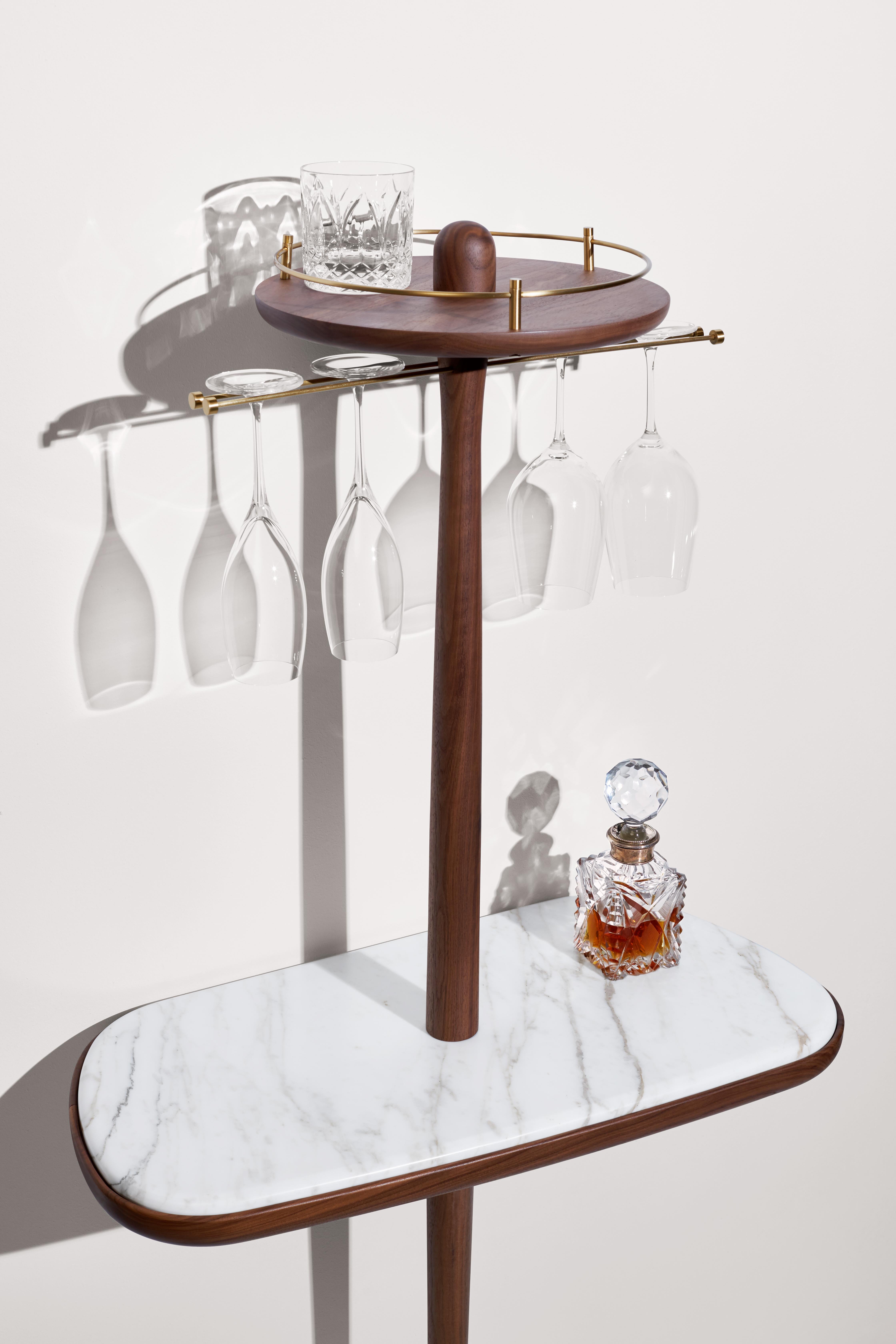 Meuble de bar avec plateau en marbre Nomon d'Andres Martinez en vente 6