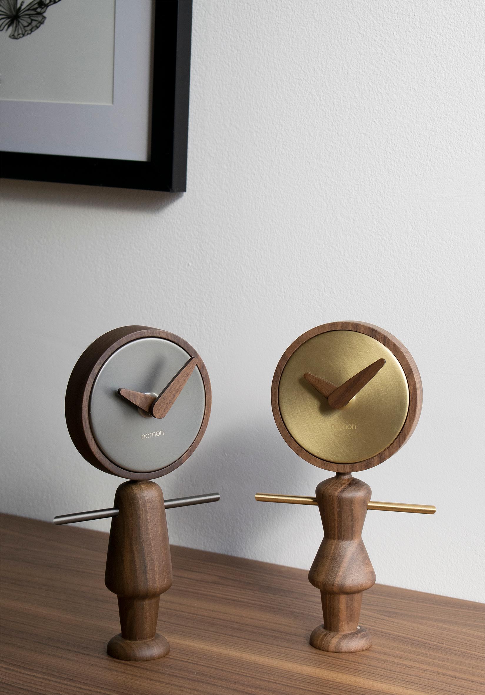 Nomon Nena & Nene Table  Clock By Andres Martinez For Sale 3