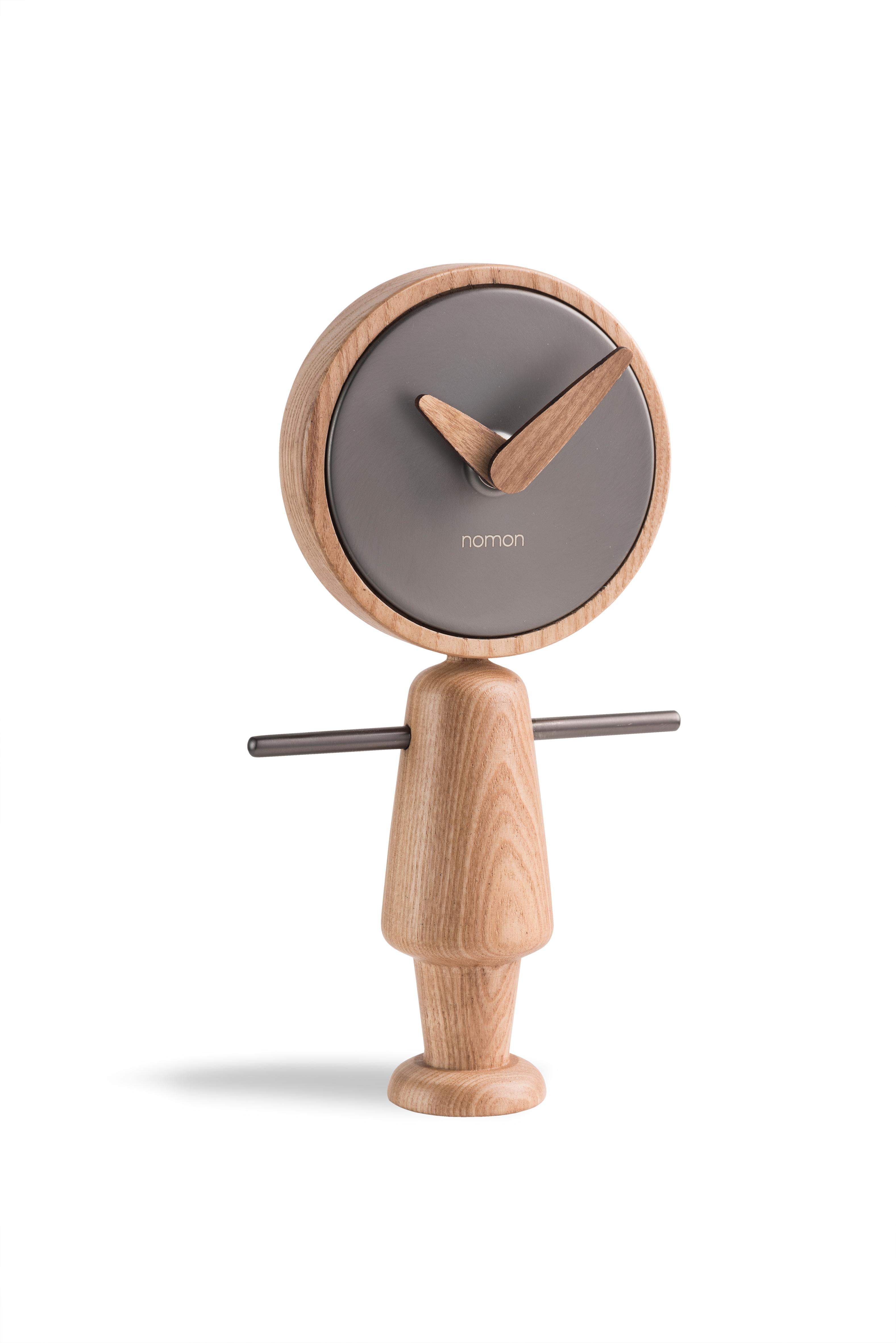 Spanish Nomon Nena & Nene Table  Clock By Andres Martinez For Sale