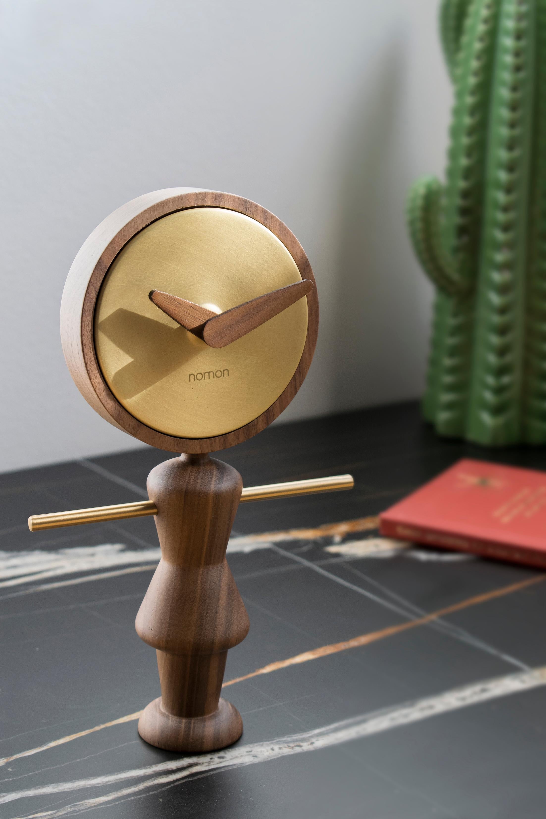 Contemporary Nomon Nena & Nene Table  Clock By Andres Martinez For Sale