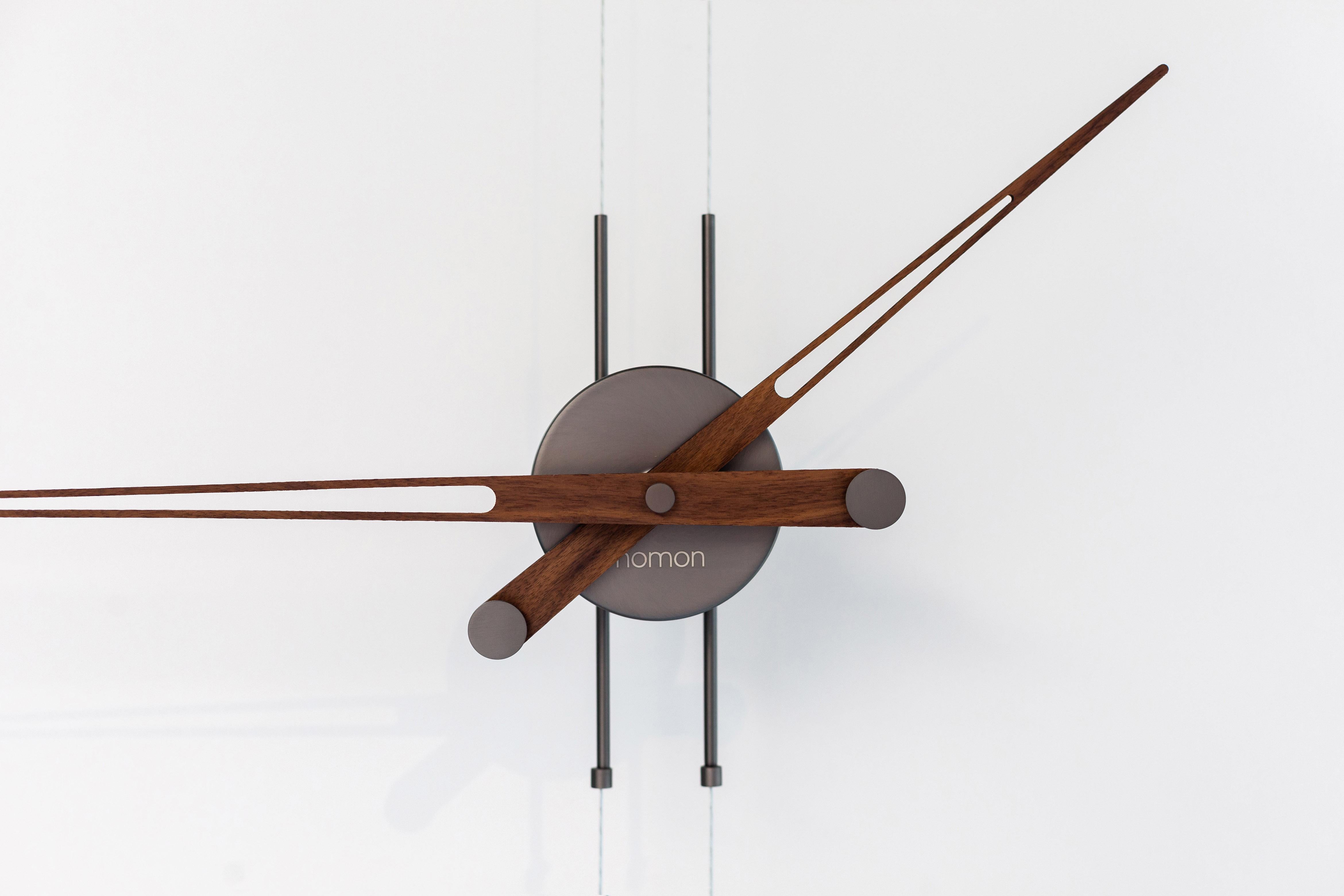 Brass Nomon Pendulo Wall Clock By Andres Martinez For Sale