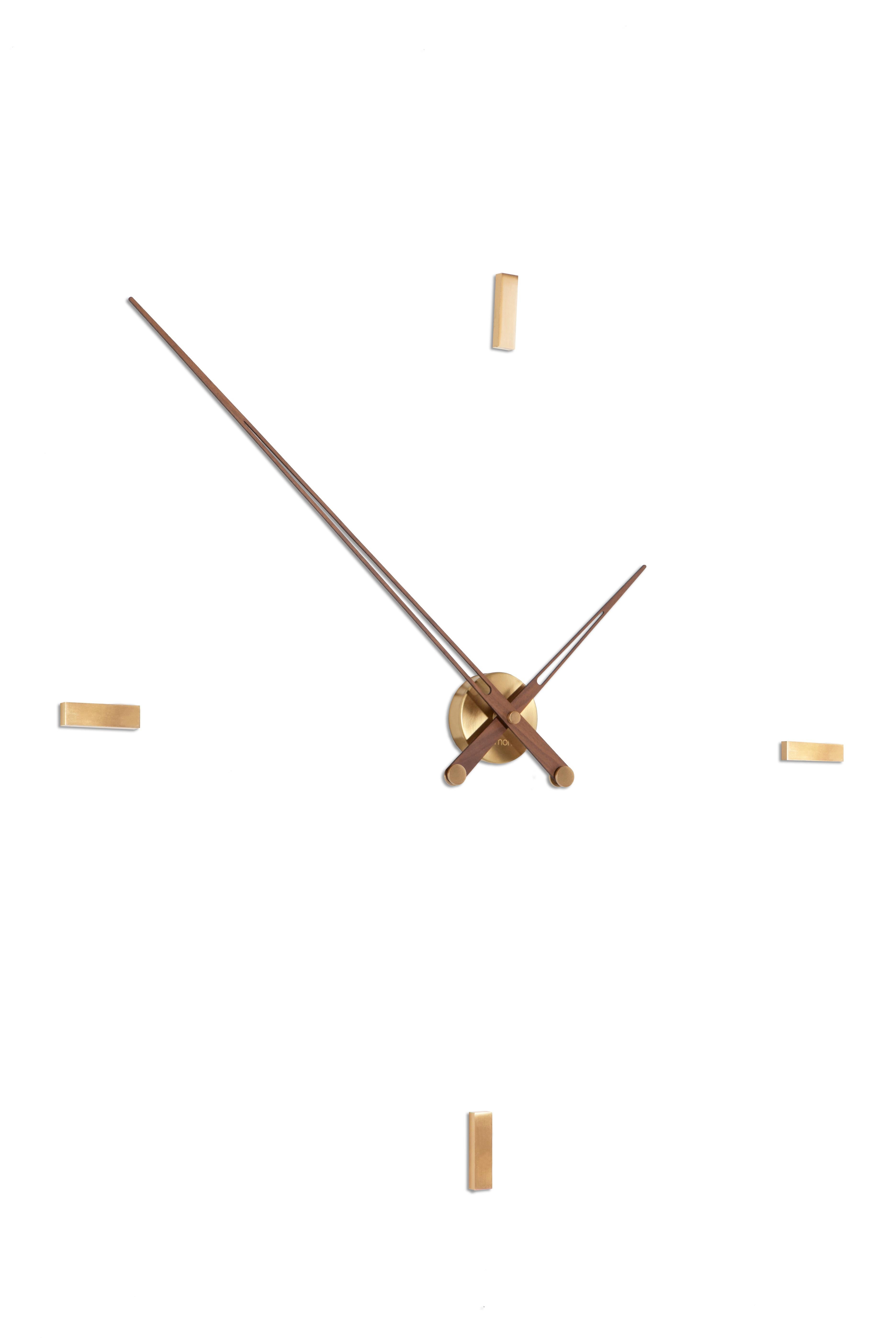 Brass Nomon Tacon Wall Clock By Jose Maria Reina For Sale