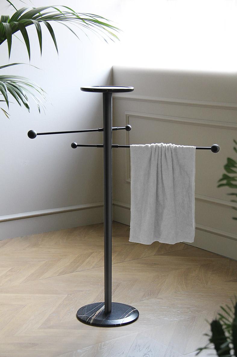 Nomon Towel Stand by Andres Martinez  In New Condition For Sale In Brooklyn, NY