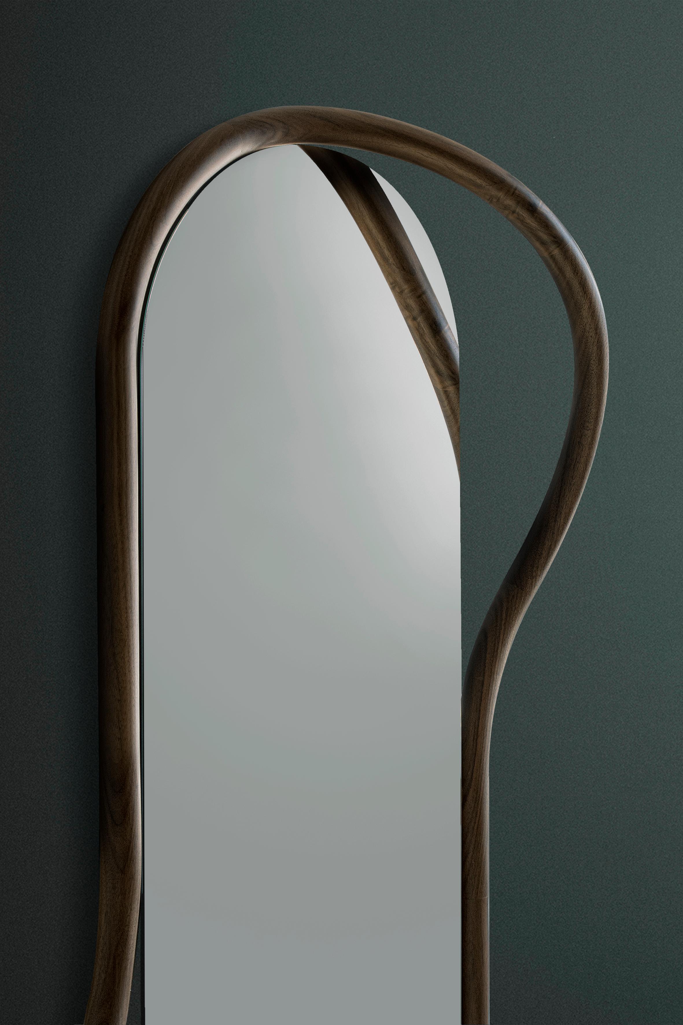 Mirror Nomon Unut Oval by Goula Figuera Design Studio For Sale