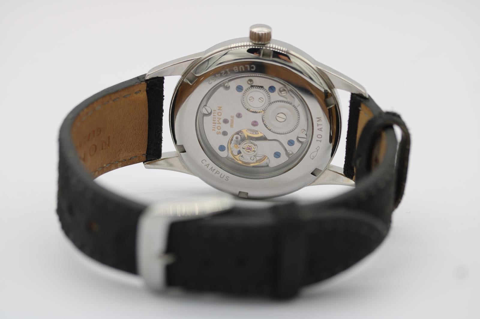 NOMOS Club Campus 38 Nacht  Ref. 738 / 12452  Box & Papiere  2023 für Damen oder Herren im Angebot