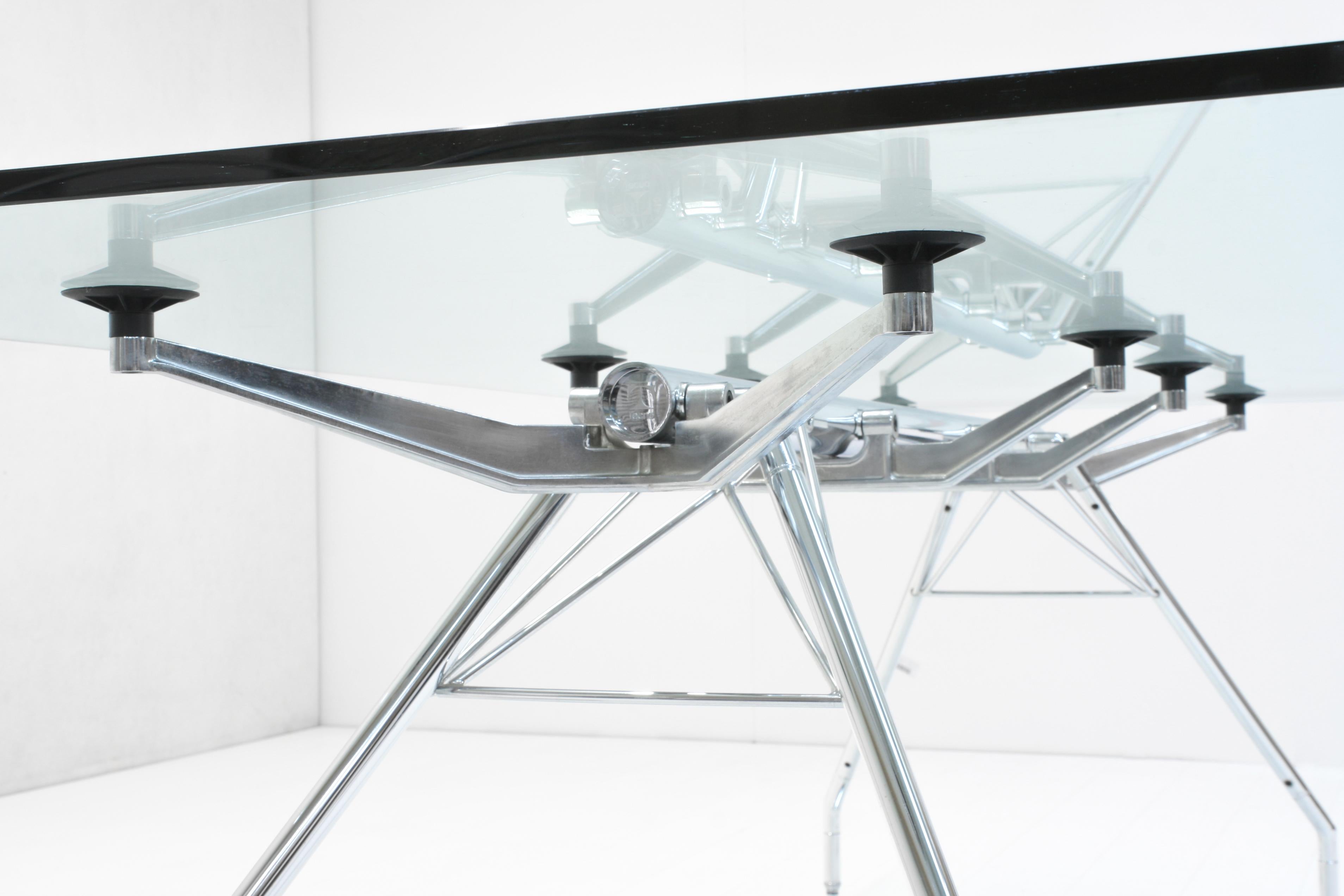 Nomos Dining Table by Norman Foster for Tecno, 1980s 5