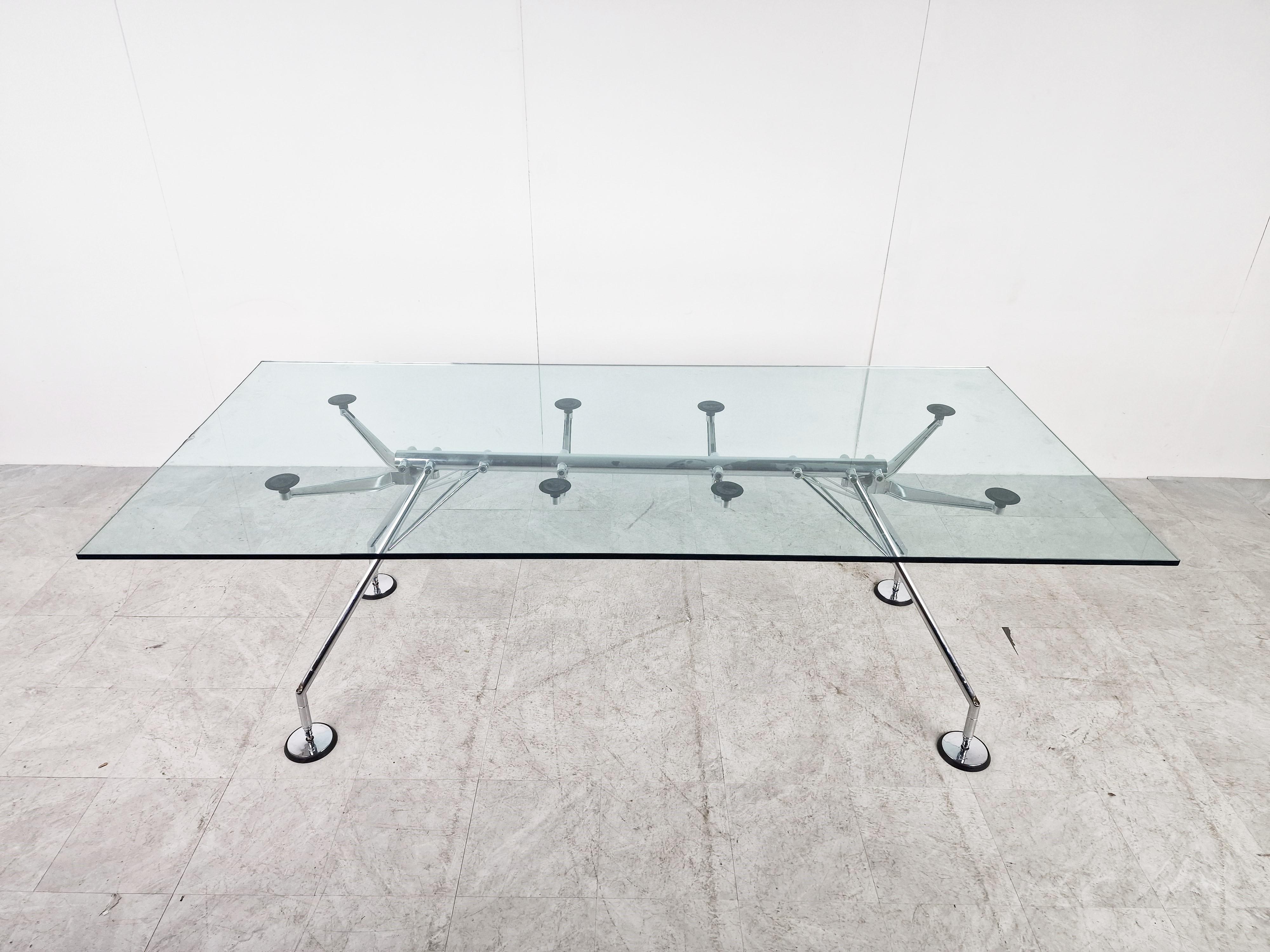 Nomos Dining Table by Norman Foster for Tecno, 1990s 4