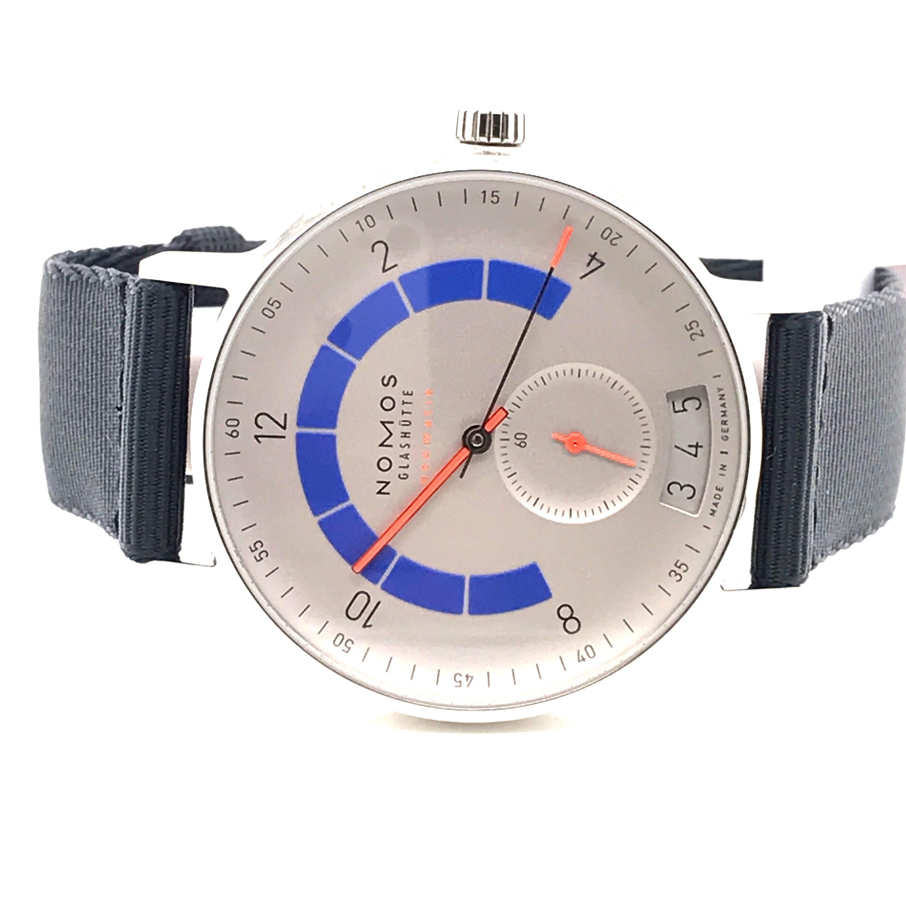 Contemporary Nomos Glashuette Autobahn Mecanic Watch