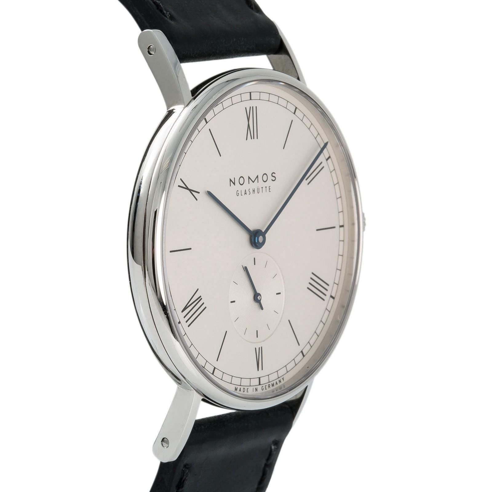 Nomos Glashutte Ludwig 234, White Dial Certified Authentic 1