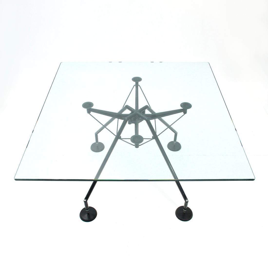 Italian Nomos Table by Norman Foster for Tecno, 1980s