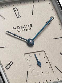 Nomos Tetra Glass Black 406 Watches with Black Leather Bracelet