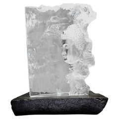 Sculpture de Bouddha en cristal non-objective de Gordon Gu