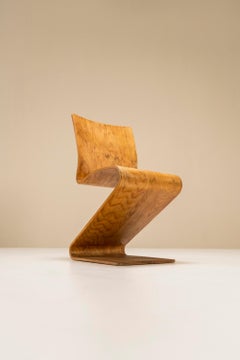 Non-Serial Model 275 S-Chair by Verner Panton in Bent Fineer, Denmark, 1956