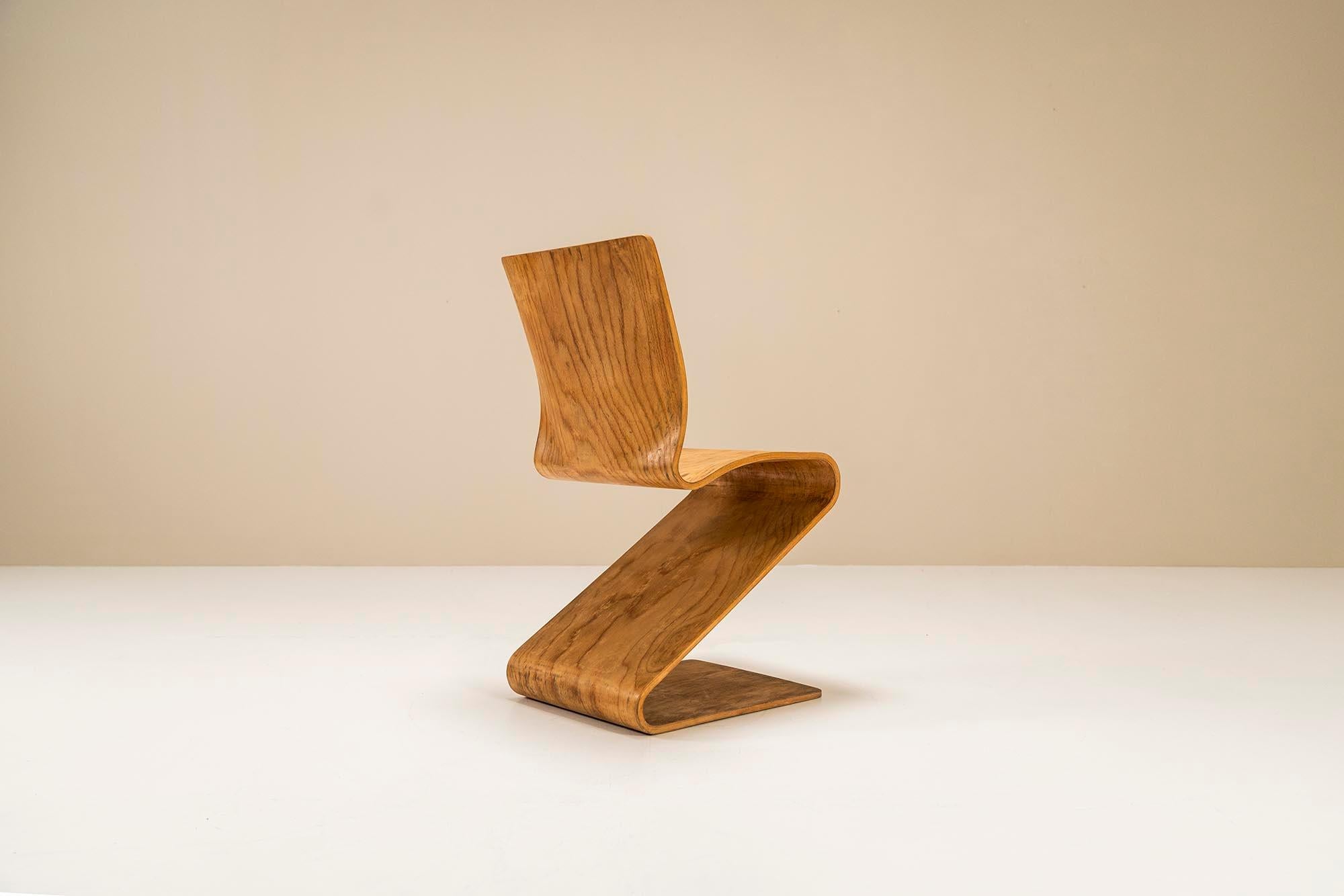 Danois Chaise non sérielle 275 S-Chair de Verner Panton à Bent Fineer, Danemark, 1956