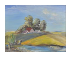 Mid Century Delta Farm Landscape