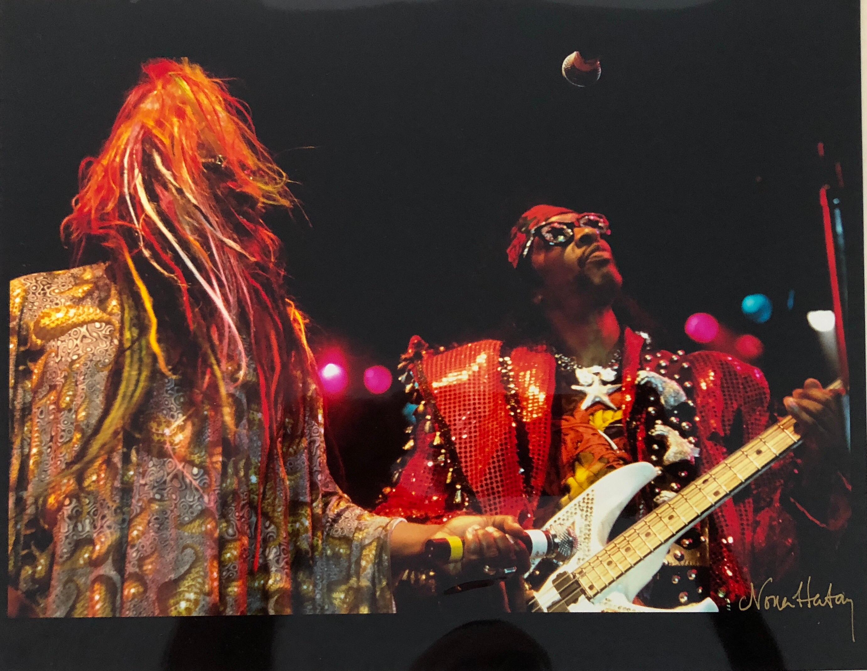 Nona Hatay Figurative Photograph - Color Rock & Roll Photo Hand Signed Woodstock Music Festival African American 