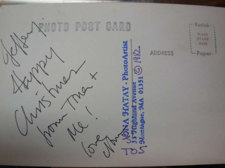 Vintage Signed Silver Gelatin Photo Card Tina Turner - Feminist Photograph by Nona Hatay