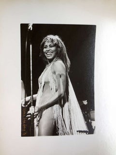 Vintage Signed Silver Gelatin Photo Tina Turner