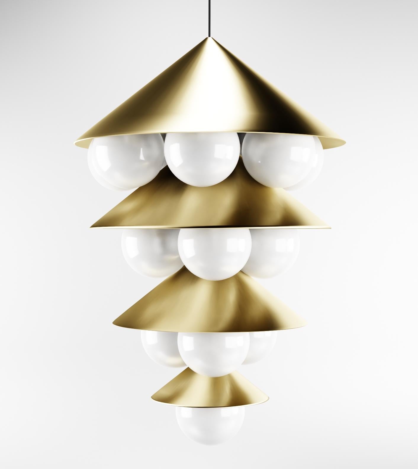 Collaboration with award winning Natalia Komarova, designer based in Russia. We decided to create a new lighting collection, mixing styles, reflecting culture, design and history. The Nonla lamps’ idea comes from the conical hat used by Asian