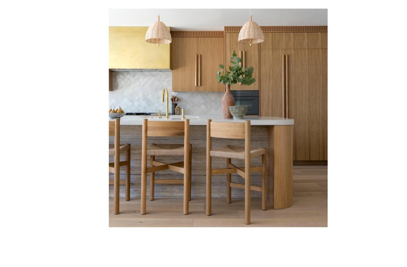 Nonna Counter Stool - White Oak In New Condition For Sale In Los Angeles, CA