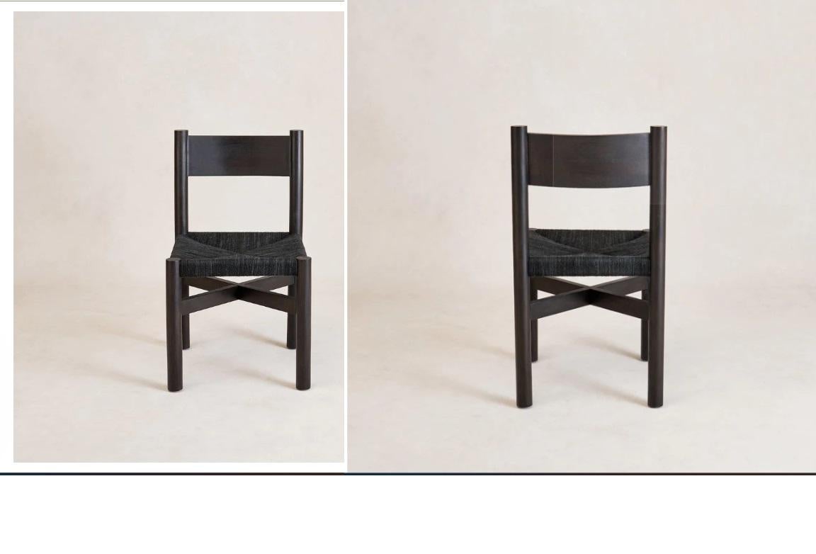 Contemporary Nonna Dining Chair - Black For Sale