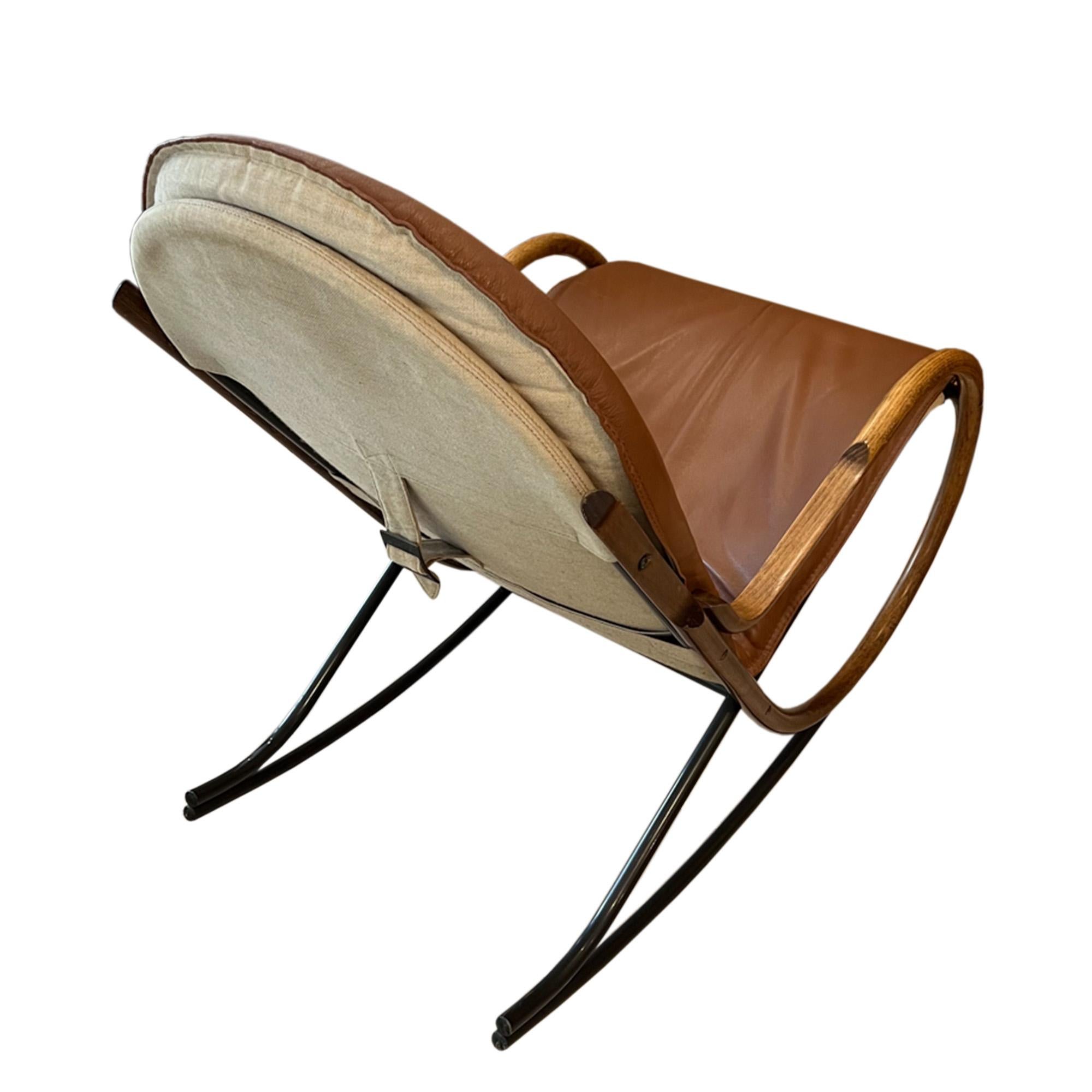 Swiss Nonna Rocking Chair by Paul Tuttle For Strässle