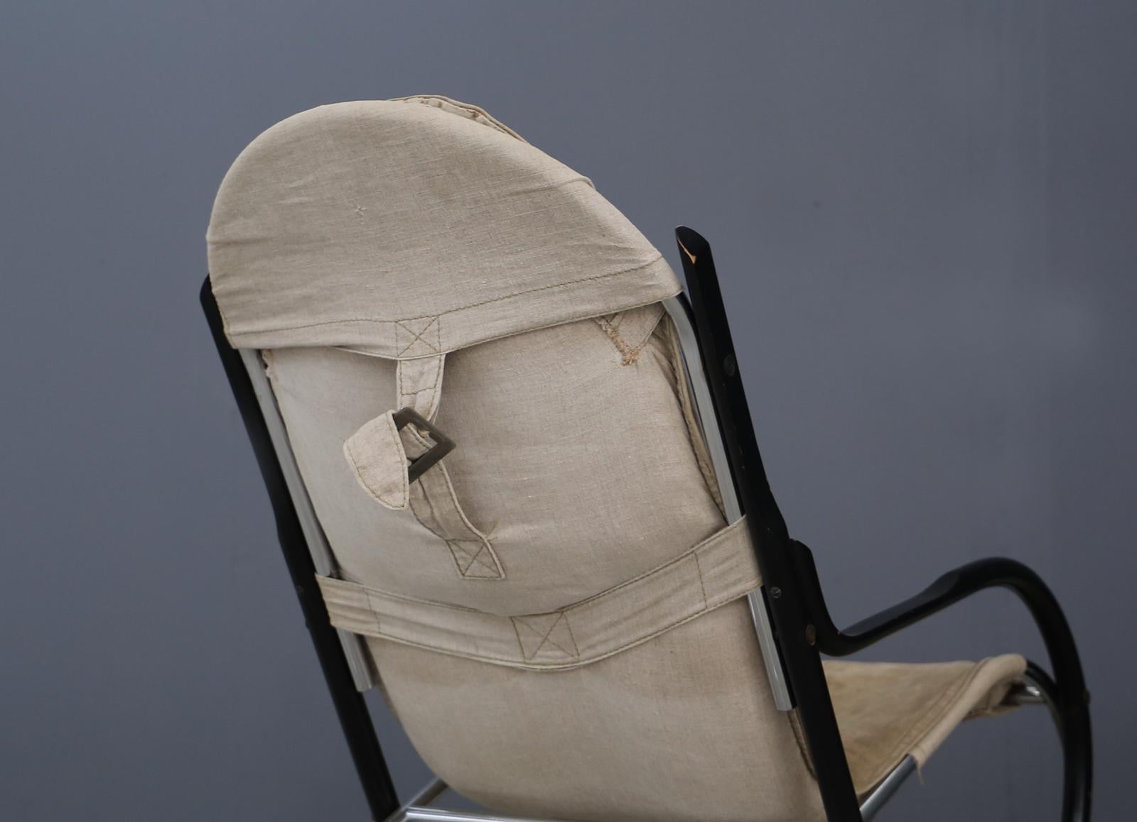 Late 20th Century Nonna Rocking Chair Designed by Paul Tuttle for Strassle International