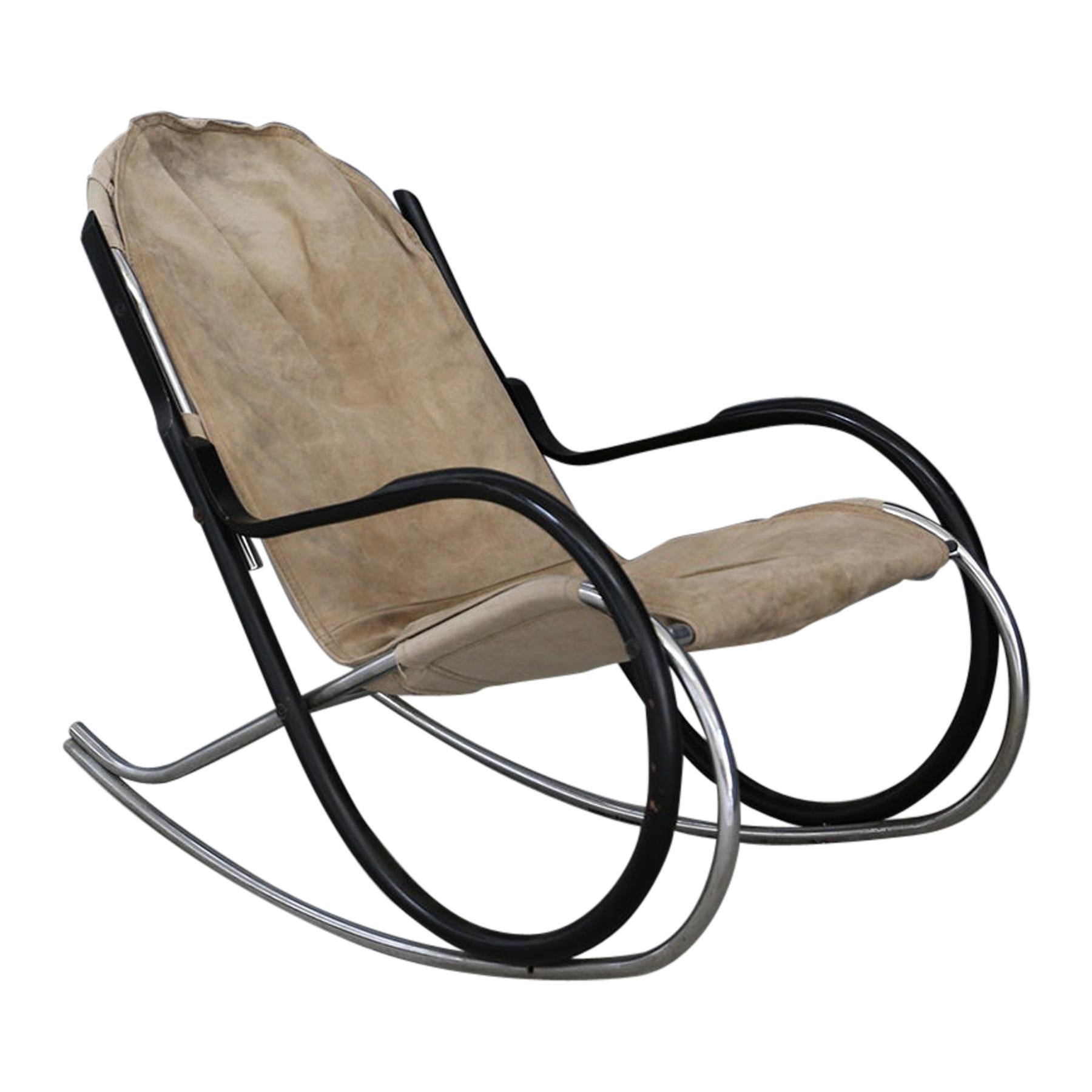 Nonna Rocking Chair Designed by Paul Tuttle for Strassle International