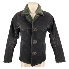 NONNATIVE Size S Brown & Green Corduroy Cotton Single Breasted Jacket