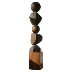 NONO Crafts Dark Elegance, Biomorphic Burned Oak, Still Stand No93