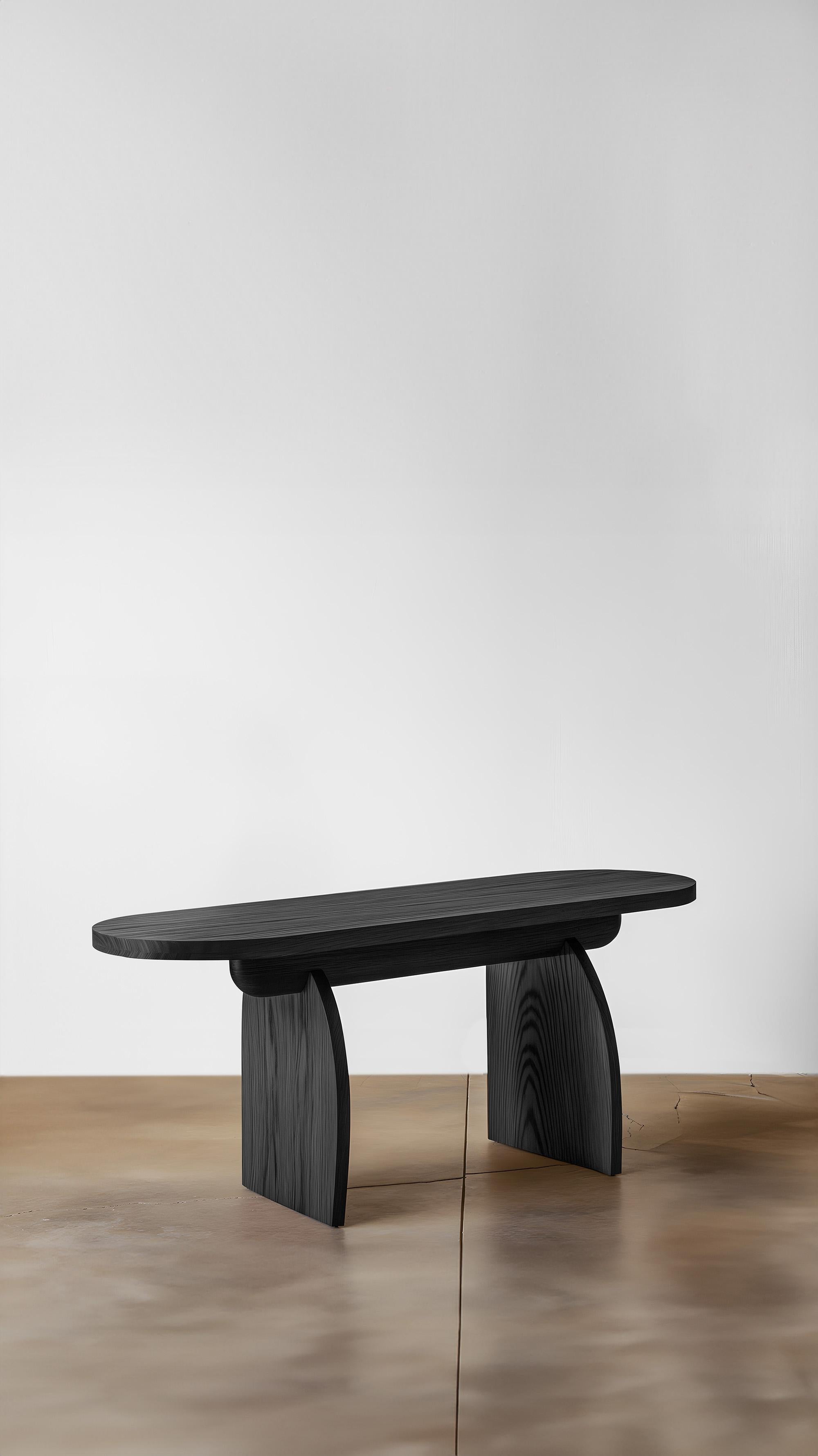 Contemporary NONO Desk 18 Large Surface, Multi-functional, Asymmetrical For Sale