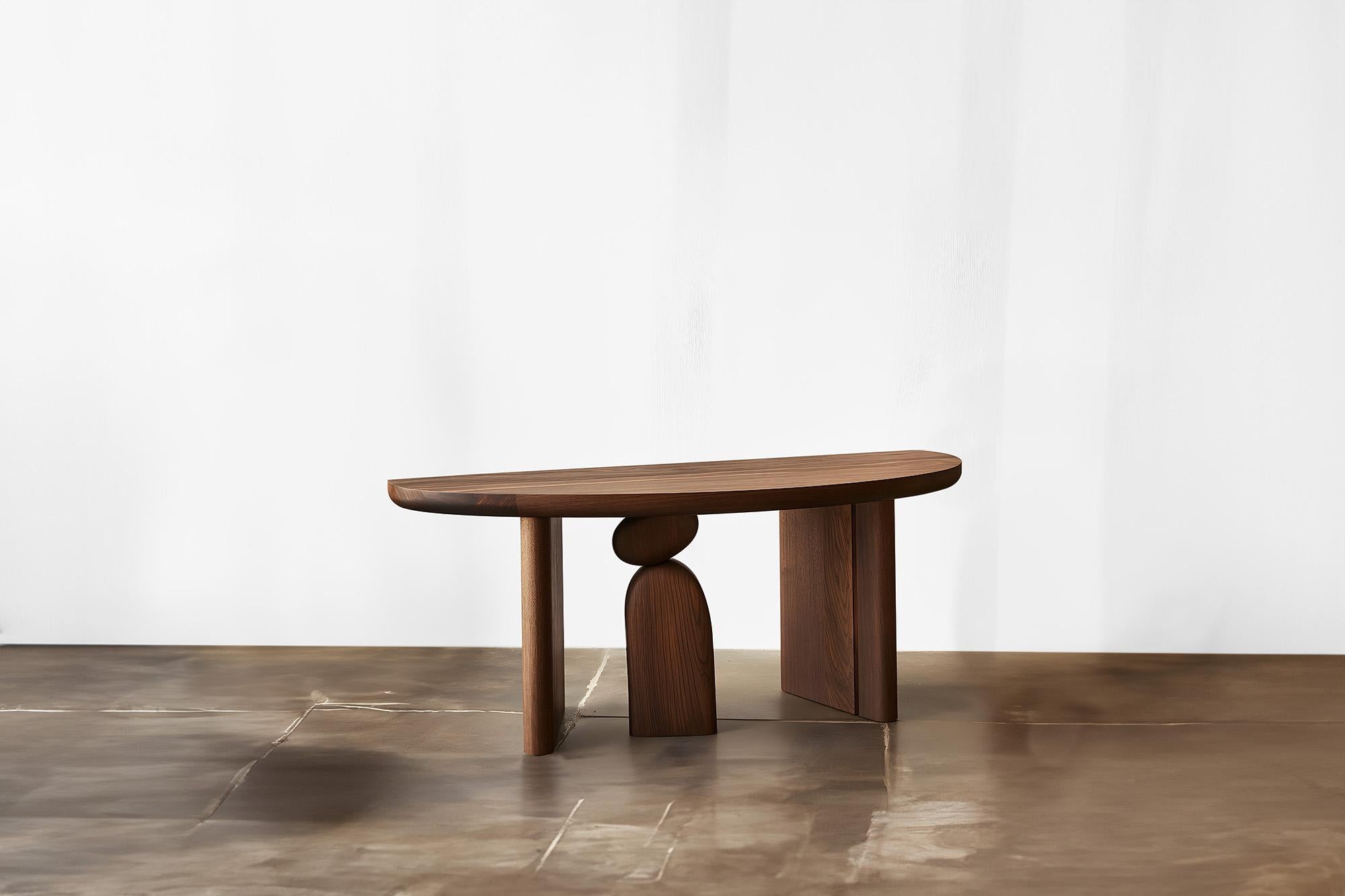 Mid-Century moderno NONO Desk 23 Espansivo, design robusto, organico in vendita