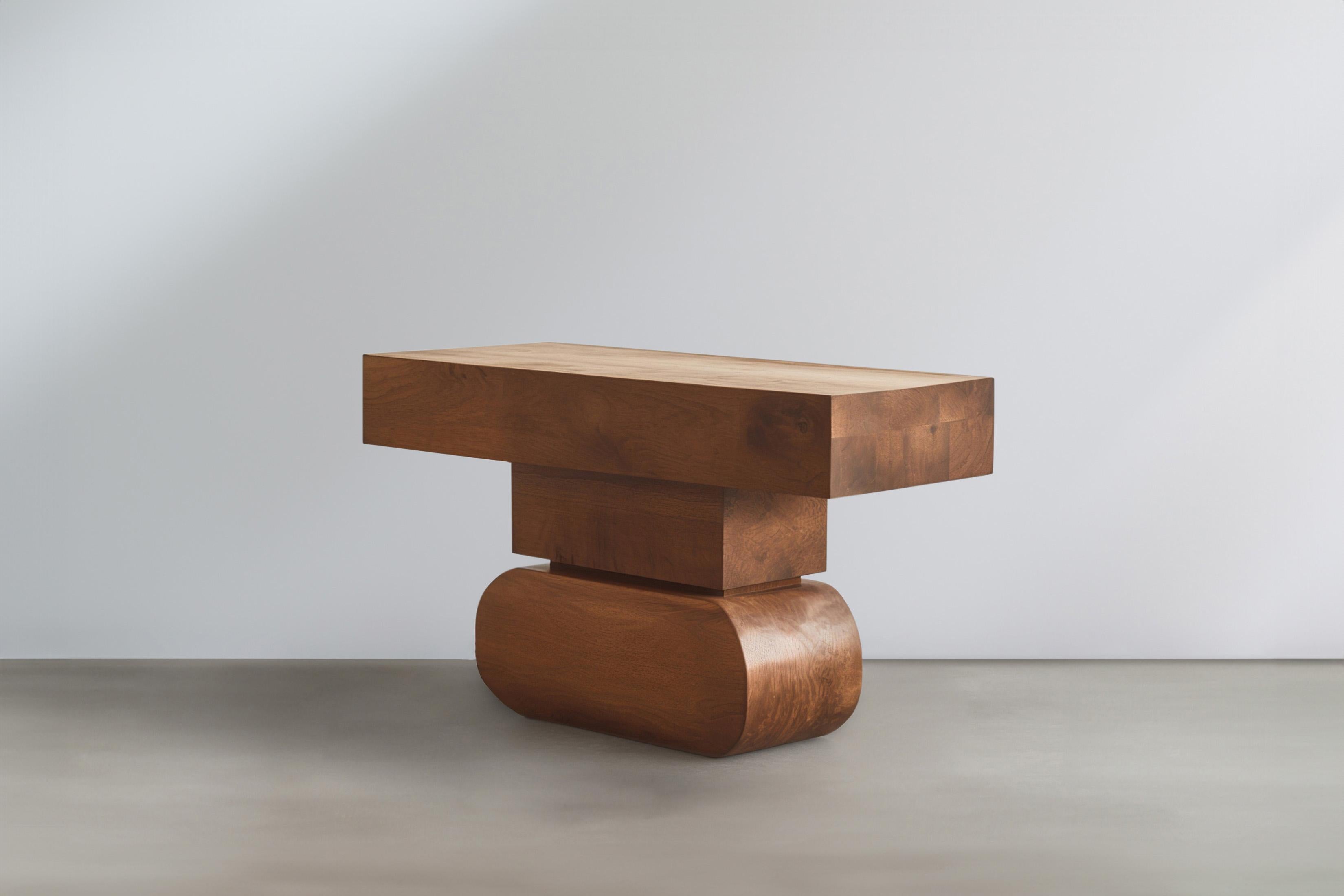 Brutalist NONO Elefante Buffet 03, Oak Craft, Bold Statement For Sale