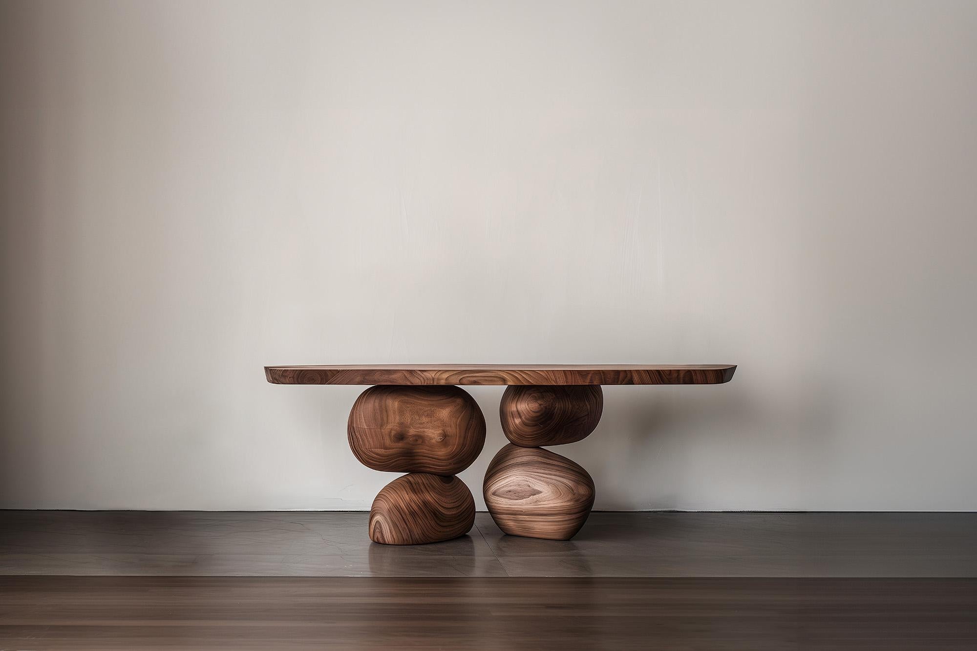 NONO Elefante Console Table 23, Flowing Lines, Solid Craft
—————————————————————
Elefante Collection: A Harmony of Design and Heritage by NONO

Crafting Elegance with a Modernist Touch

NONO, renowned for its decade-long journey in redefining