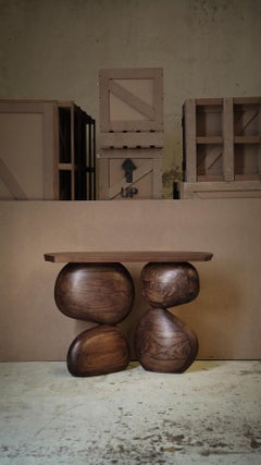 NONO Elefante Console Table 23, Flowing Lines, Solid Craft