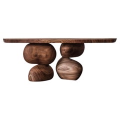 NONO Elefante Console Table 23, Flowing Lines, Solid Craft