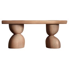 NONO Elefante Tavolo Consolle 43, Wood massiccio, forme rotonde