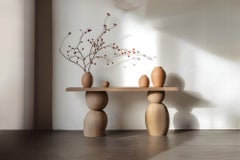 NONO Elefante Console Table 57, Solid Wood, Contemporary Flair